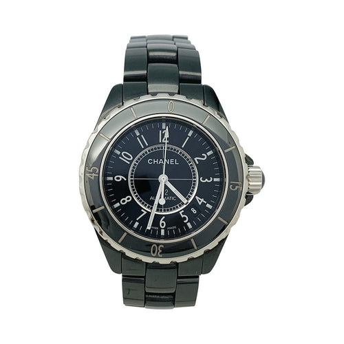 Montre Montre Chanel, "J12", céramique noire. 58 Facettes 31977