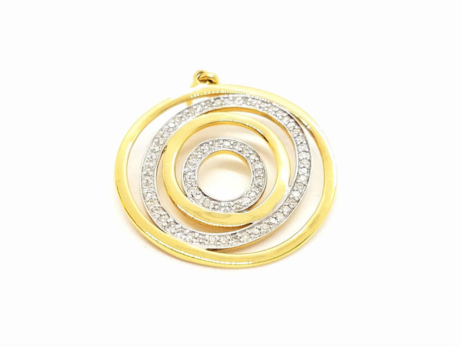 Pendentif Pendentif Or jaune Diamant 58 Facettes 06554CD