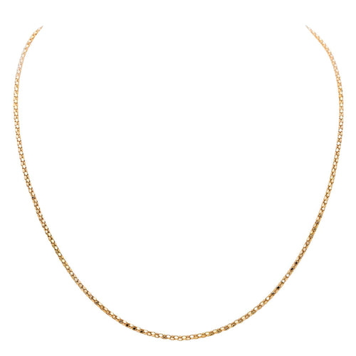 Collier Collier maille pop corn Or jaune 58 Facettes 2600620CN