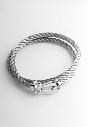 Bracelet Bracelet FRED Force 10 GM Or 750/1000 et Acier 58 Facettes 64165-60644