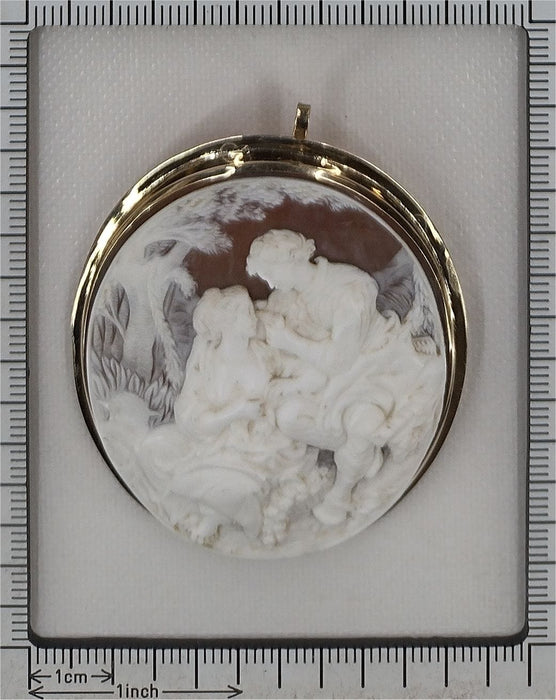 Pendentif Broche Pendentif Camée décor romantique 58 Facettes 23271-0583