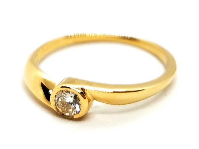 Bague 52 Bague Solitaire Or jaune Diamant 58 Facettes 1643985CN