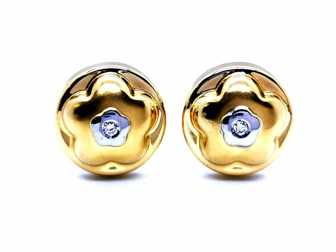 Boucles d'oreilles Boucles d'oreilles Or jaune Diamant 58 Facettes 968084CN