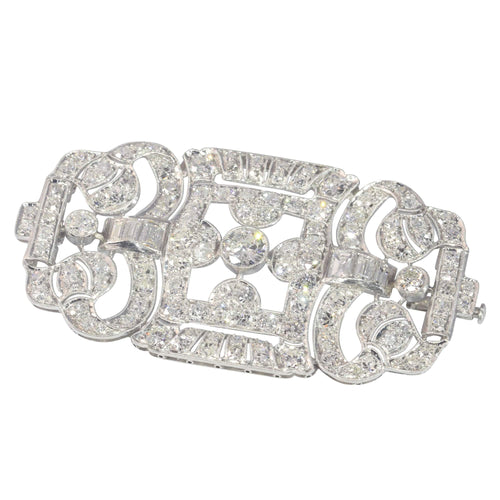 Broche Broche Art Déco, platine, diamant 58 Facettes 22354-0080