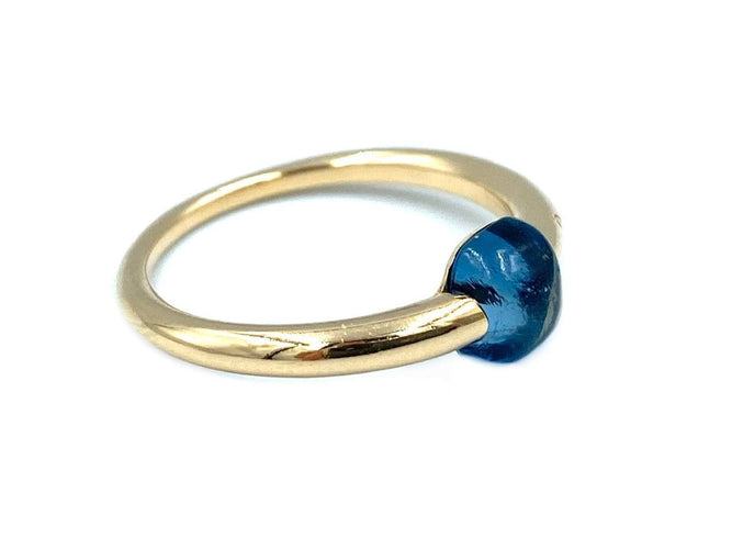 Bague POMELLATO - Bague M'ama Non M'ama topaze bleue 58 Facettes