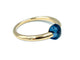 Bague POMELLATO - Bague M'ama Non M'ama topaze bleue 58 Facettes