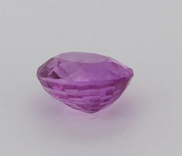 Gemstone Saphir rose non chauffée 0.84cts 58 Facettes 153