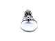 Bague 54 Bague Or blanc Rubis 58 Facettes 726701CN