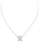 Collier Collier Or blanc Diamant 58 Facettes 06234CD