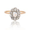 Bague 52 Bague ancienne diamants pompadour 58 Facettes 22-636