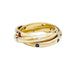 Bague 52 Bague Cartier, "Constellation", or jaune, saphirs, diamants, rubis. 58 Facettes 30867