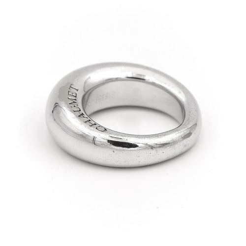 Bague 54 Chaumet Bague Jonc Or blanc 58 Facettes 1599366CN