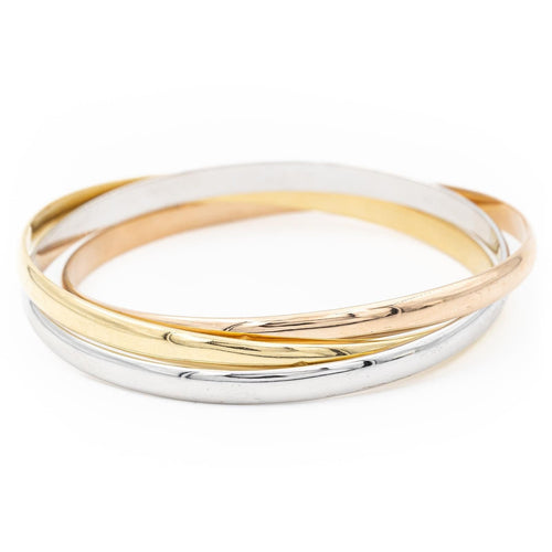 Bracelet Bracelet 3 ors Or blanc 58 Facettes 2201733CN