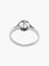 Bague 49.5 BAGUE PLATINE SOLITAIRE DIAMANT STYLE RETRO 58 Facettes