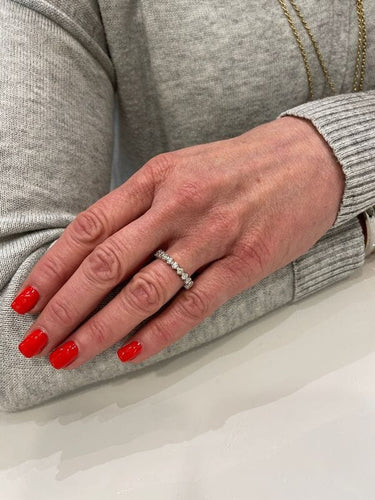 Bague ALLIANCE MODERNE DIAMANTS 58 Facettes 048791