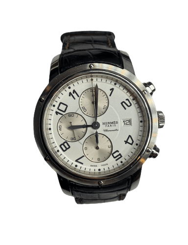 Montre MONTRE HERMES CLIPPER CHRONOGRAPHE AUTOMATIQUE 58 Facettes