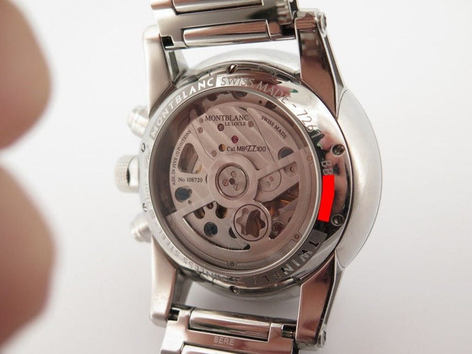 Montre montre MONTBLANC timewalker twinfly chrononograph 109133/7261 43mm 58 Facettes 249689