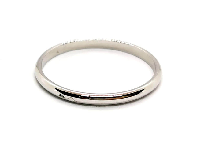 Bague 65 Bague Alliance Or blanc 58 Facettes 1178333CD