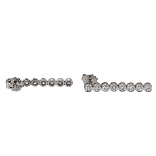 Boucles d'oreilles Boucles d'oreilles Ligne Or blanc Diamant 58 Facettes 2826008CN