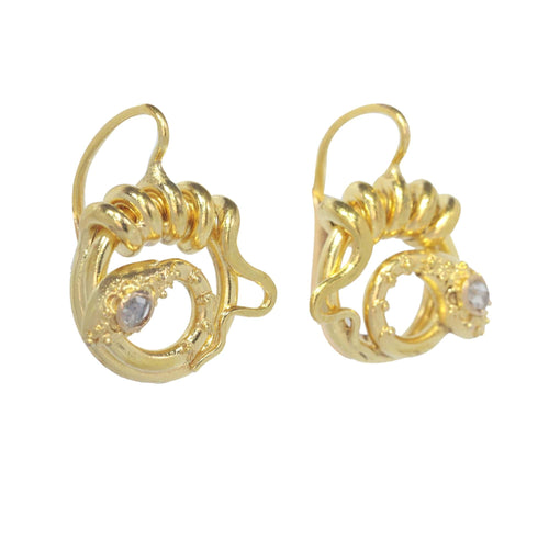 Boucles d'oreilles Boucles d'oreilles serpent, diamants 58 Facettes 23009-0036