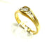 Bague 54 Bague diamant en or jaune 58 Facettes