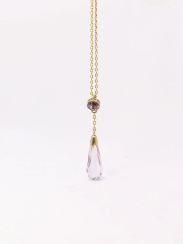 Pendentif Pendentif Or jaune Améthyste briolette 58 Facettes 964