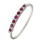 Bracelet Bracelet rigide Or blanc Diamants Rubis 58 Facettes G3446