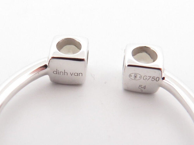 Bague 54 bague DINH VAN le cube diamant en or blanc 58 Facettes 258662