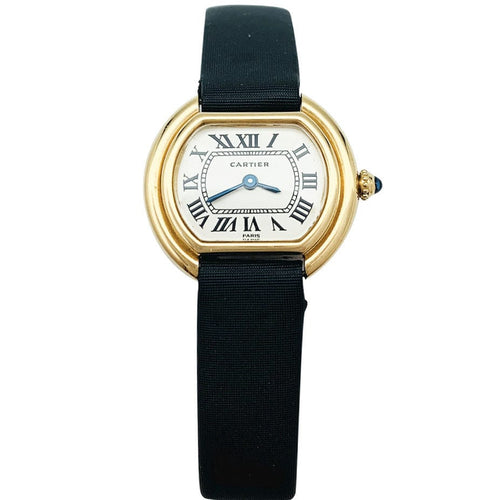 Montre Montre Cartier "Ellipse" en or jaune. 58 Facettes 30676