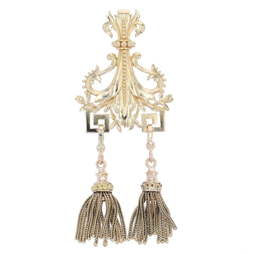 Pendentif Pendentif ancien en or et ses pompons 58 Facettes CVP46