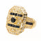 Bague 52 Bague Cocktail Or jaune Saphir 58 Facettes 2130439CN