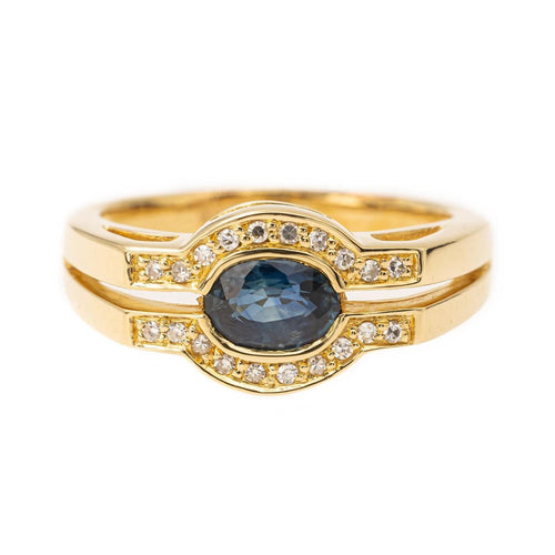 Bague 58 Bague Or jaune Saphir 58 Facettes 2090485CN