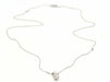 Collier Collier Chaîne + pendentif Or blanc Diamant 58 Facettes 579136RV