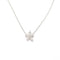 Collier Collier fleur de diamants or blanc 58 Facettes