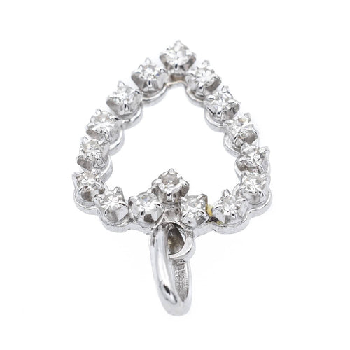 Pendentif Pendentif Or blanc Diamant 58 Facettes 2301539CN