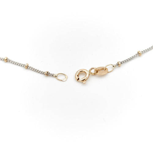 Collier Collier Or blanc 58 Facettes 1969317CN