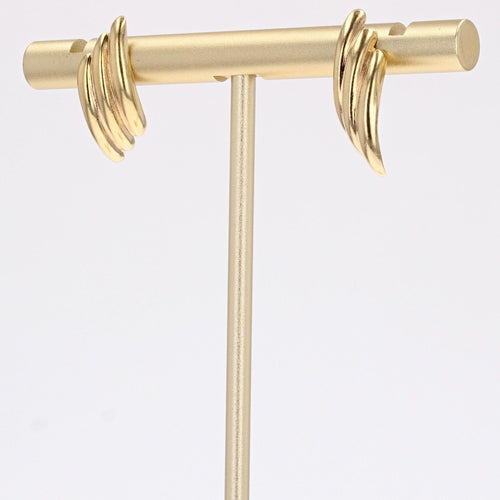 Boucles d'oreilles Puces d'oreilles or jaune d'occasion 58 Facettes CVBO16