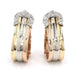Boucles d'oreilles Cartier - Boucles d'oreilles C 3 ors et diamants 58 Facettes