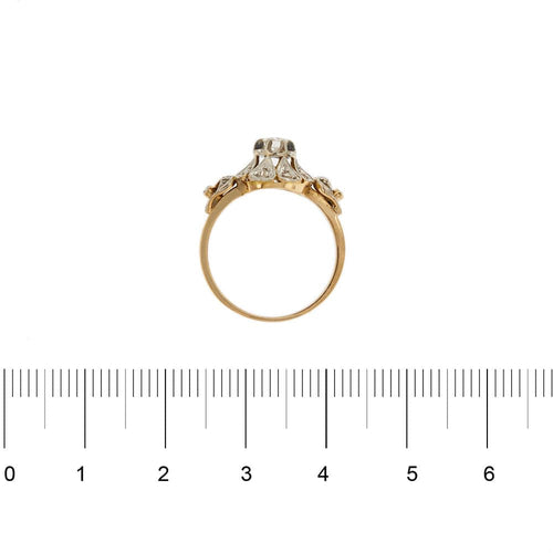 Bague 60 Bague fleur diamants 58 Facettes 32274