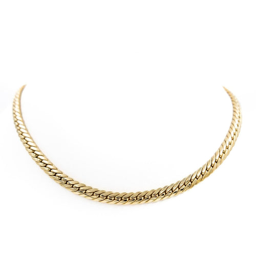 Collier Collier Maille anglaise Or jaune 58 Facettes 1880728CN