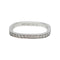 Bague 50 Alliance Dinh Van, "Carrée", or blanc et diamants. 58 Facettes 31305