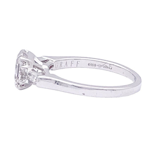 Bague 49 Bague Graff "Promise" platine, diamants. 58 Facettes 33450