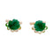 Boutons de manchette Boutons de manchette or rose, jade. 58 Facettes 32145