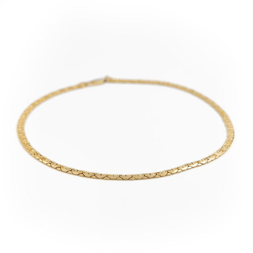 Collier Collier Maille haricot Or jaune Diamant 58 Facettes 2060459CN