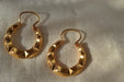 Boucles d'oreilles Créoles striées 58 Facettes Ref1878