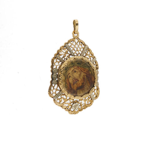 Pendentif Pendentif visage du Christ 58 Facettes 32888