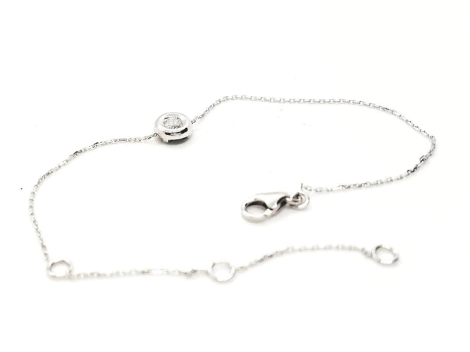 Bracelet Bracelet Or blanc Diamant 58 Facettes 579022RV