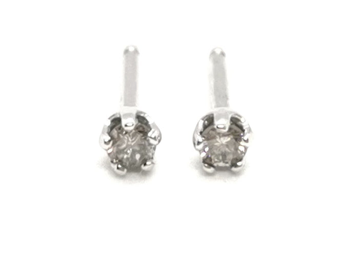 Boucles d'oreilles Boucles d'oreilles Puces Or blanc Diamant 58 Facettes 1597504CD
