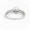 Bague 59 Bague Or blanc Perle 58 Facettes 1875600CN