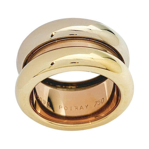Bague 57 Bague Poiray,"Symbole", trois ors. 58 Facettes 31809